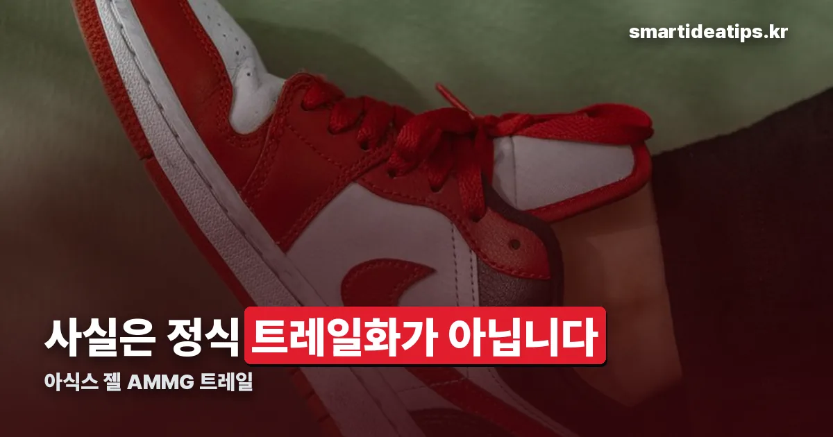 아식스 젤 AMMG 트레일 정리 썸네일