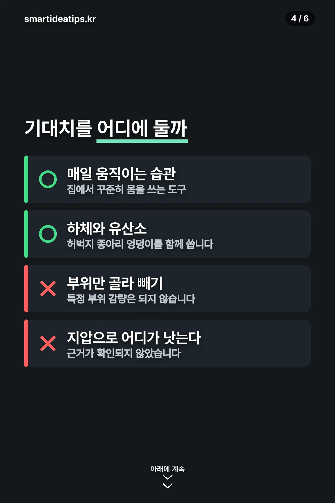 기대치 기준