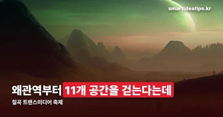 칠곡 트랜스미디어 축제 정리 썸네일